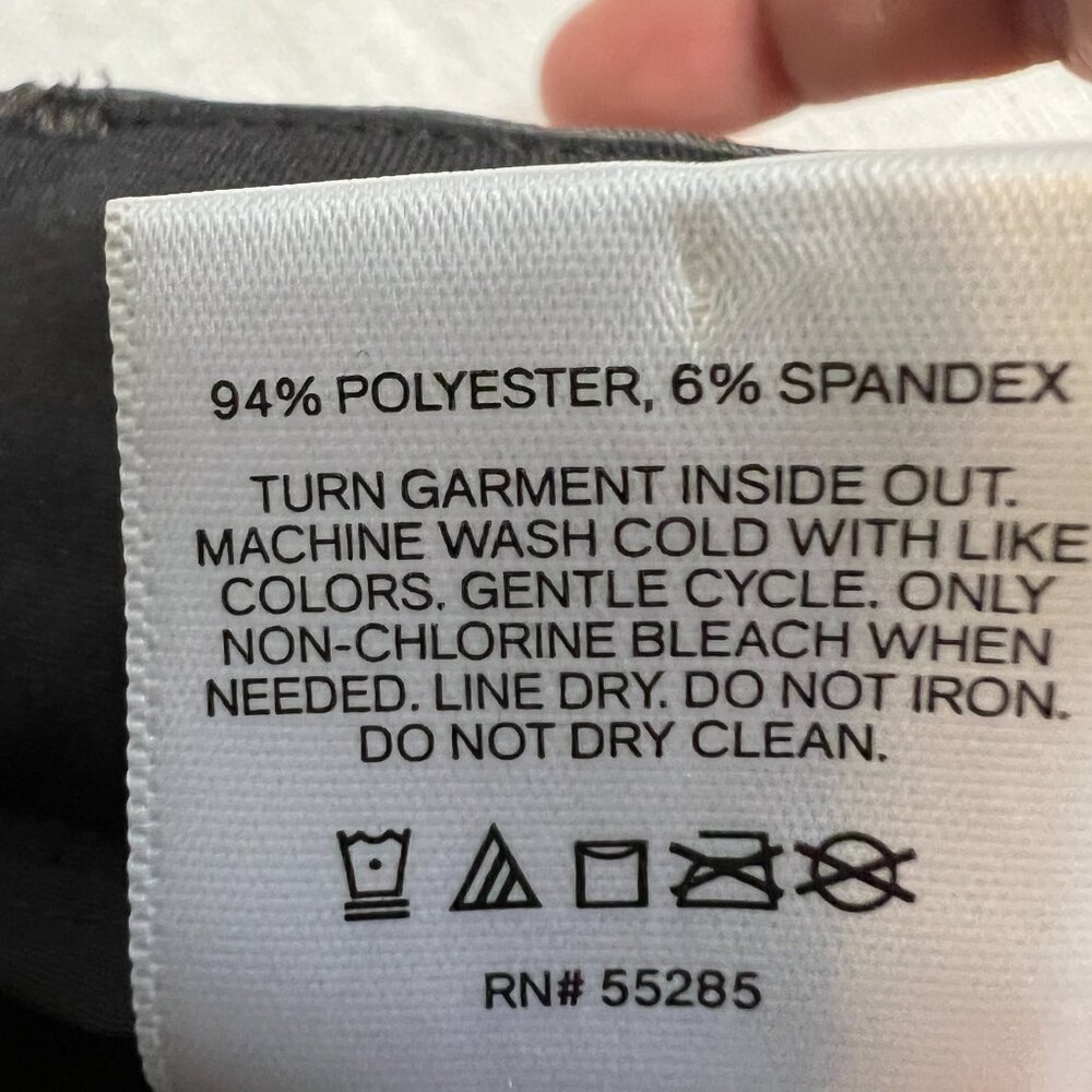 Express Editor Boot Pants 10s Metallic Dark Gray … - image 6